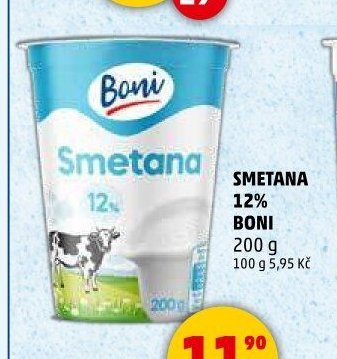 Smetana 12% Boni