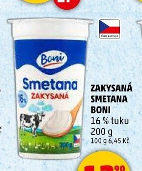 Zakysaná smetana Boni