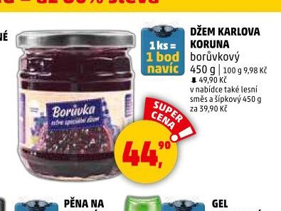 Džem Karlova koruna borůvkový