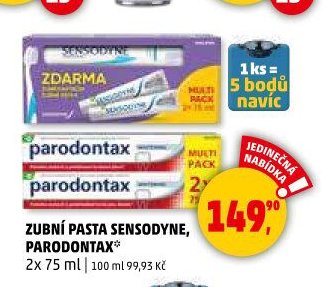 Zubní pasta Sensodyne, Parodontax