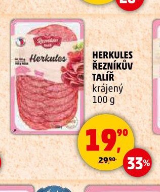 HERKULES ŘEZNÍKŮV TALÍŘ krájený 100 g