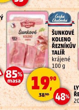 ŠUNKOVÉ KOLENO ŘEZNÍKŮV TALÍŘ krájené 100 g