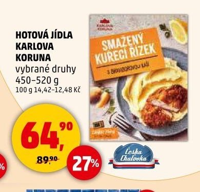 Hotová jídla Karlova Koruna