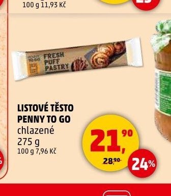 Listové těsto Penny To Go