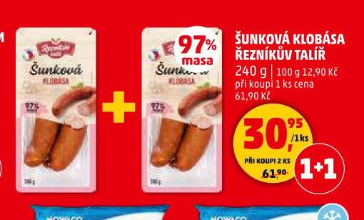 Šunková klobása Řezníkův talíř