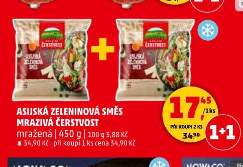 Asijská zeleninová směs mražená