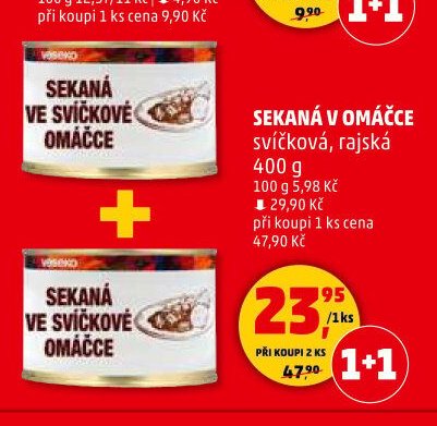 Sekaná ve svíčkové omáčce 400 g