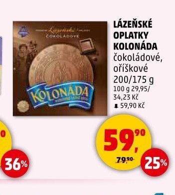 Lázeňské oplatky Kolonáda