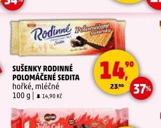Sušenky Rodinné polomáčené Sedita