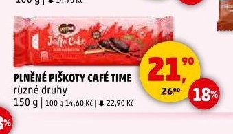 Plněné piškoty Café Time