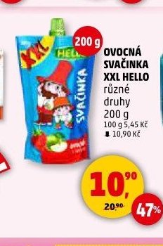 Ovocná svačinka XXL Hello