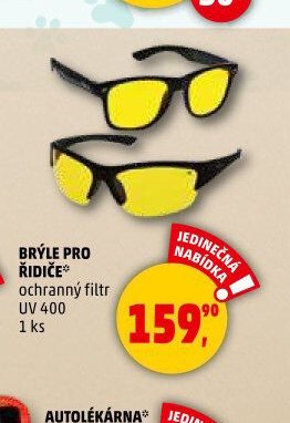 Brýle pro řidiče 1 ks