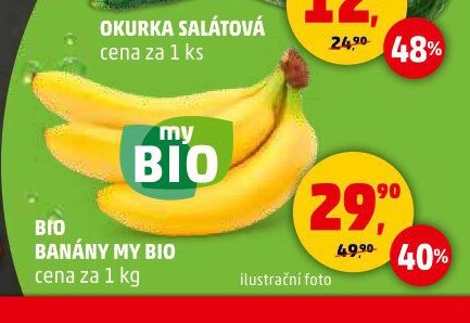 Bío banány My Bio 1 kg