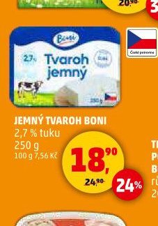 Jemný tvaroh Boni