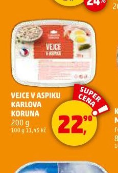 Vejce v aspiku Koruna