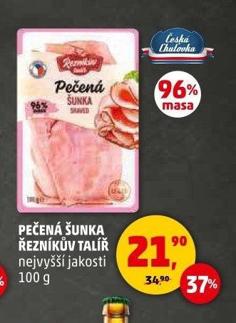 Pečená šunka Řezníkův talíř