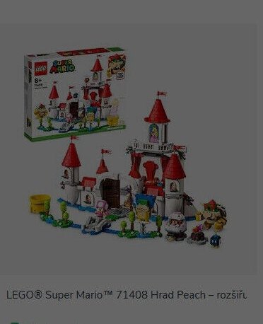 LEGO® Super Mario™ 71408 Hrad Peach - rozšiř.