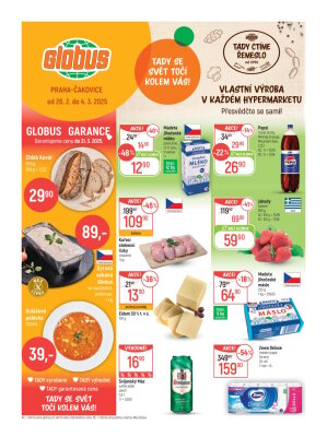 aktuální leták Globus 26.2.2025-4.3.2025