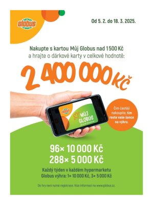 aktuální leták Globus 26.2.2025-4.3.2025