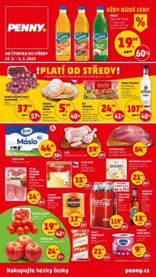 aktuální leták Penny Market 27.2.2025-5.3.2025