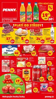 aktuální leták Penny Market 27.2.2025-5.3.2025