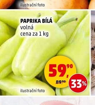 PAPRIKA BÍLÁ