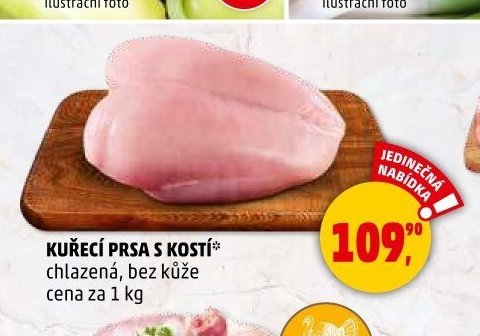 KUŘECÍ PRSA S KOSTÍ