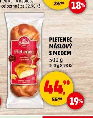 PLETENEC MÁSLOVÝ S MEDEM