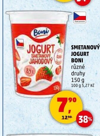 SMETANOVÝ JOGURT BONI 150 g