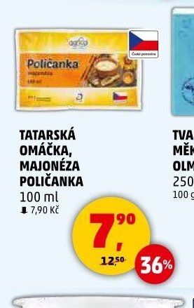 Tatarská omáčka, majonéza Poličanka