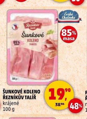 ŠUNKOVÉ KOLENO ŘEZNÍKŮV TALÍŘ krájené 100 g