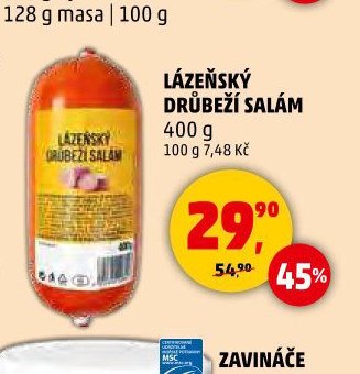 Lázeňský drůbeží salám