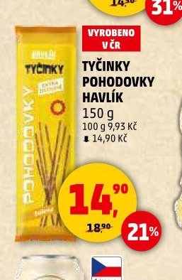Tyčinky Pohodovky Havlík