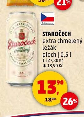 Staročech extra chmelený ležák