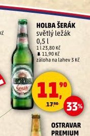 Holba Šerák světlý ležák