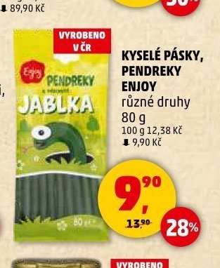 Kyselé pásky, pendreky Enjoy