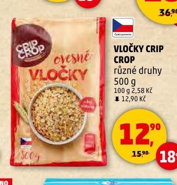 Vločky Crip Crop různé druhy 500 g