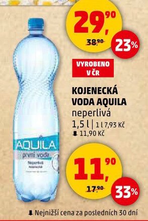 Kojenecká voda Aquila neperlivá 1,5 l