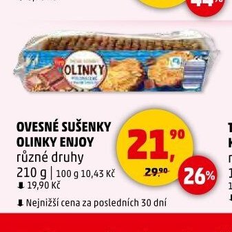 Ovesné sušenky Olinky Enjoy