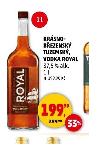 KRÁSNO-BŘEZENSKÝ TUZEMSKÝ, VODKA ROYAL