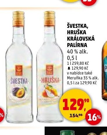 ŠVESTKA, HRUŠKA KRÁLOVSKÁ PALÍRNA