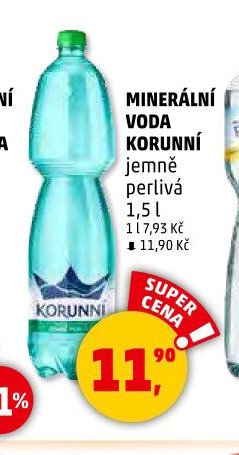 MINERÁLNÍ VODA KORUNNÍ