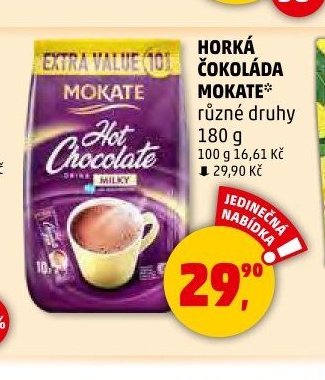 HORKÁ ČOKOLÁDA MOKATE