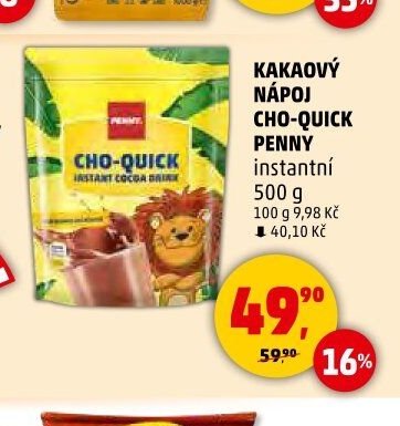 KAKAOVÝ NÁPOJ CHO-QUICK PENNY