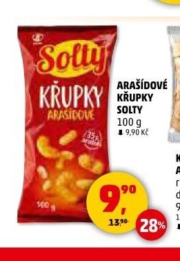ARAŠÍDOVÉ KŘUPKY SOLTY