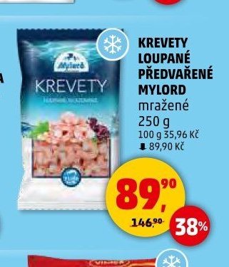 KREVETY LOUPANÉ PŘEDVAŘENÉ MYLORD