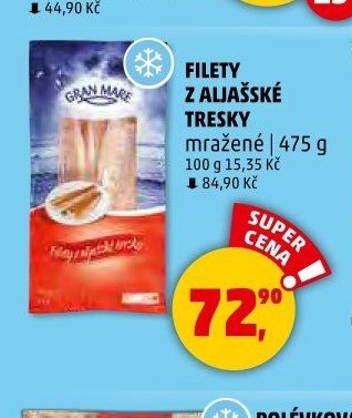 FILETY Z ALJAŠSKÉ TRESKY GRAN MARE