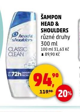 ŠAMPON HEAD & SHOULDERS