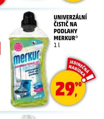 UNIVERZÁLNÍ ČISTIČ NA PODLAHY MERKUR*