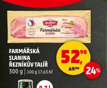 FARMÁŘSKÁ SLANINA ŘEZNÍKŮV TALÍŘ